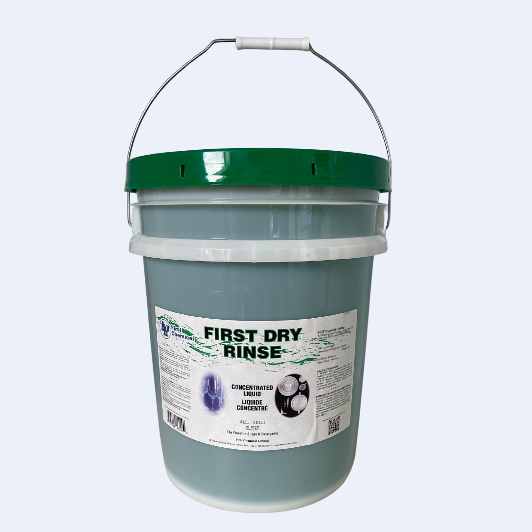 First Dry Rinse | Streak-Free Rinse Aid for Commercial Dishwashers ...